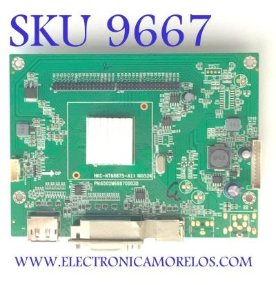 MAIN PARA MONITOR MSI / NUMERO DE PARTE 1020-10791 / HKC-NT68875-A1.1 / 6502M688700030 / MODELO OPTIX G24C